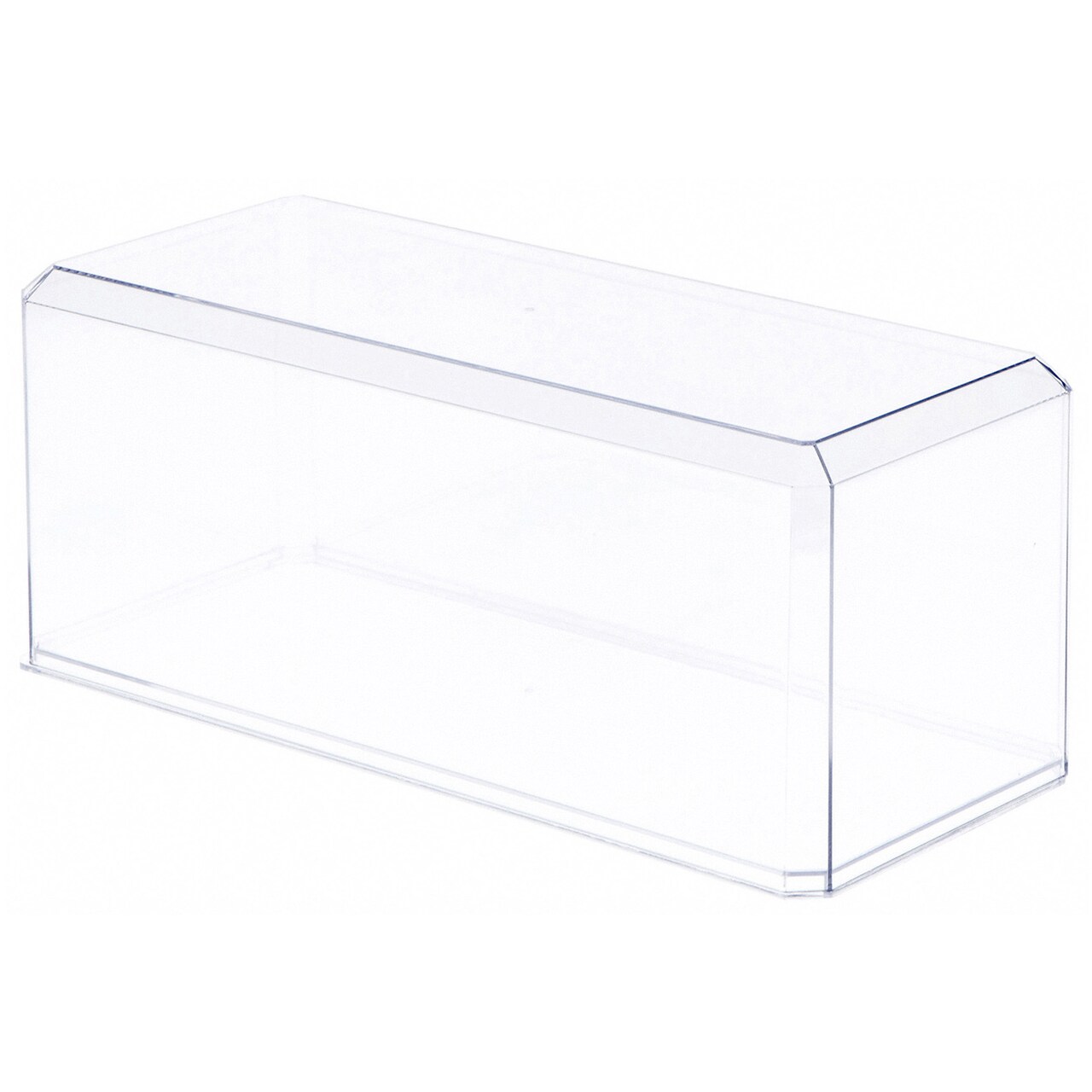 Pioneer Plastics 355C Clear Plastic Display Case for 1:18 Scale Cars, 13" W x 5.5" D x 5" H (Mailer Box)